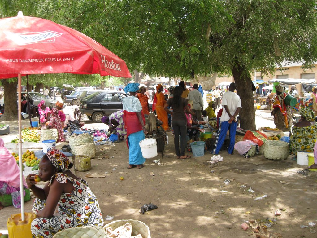Auf dem Markt im Senegal